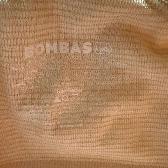 BOMBAS Women's Seamless Scoop Bralette in tan women’s size L/XL - Picture 2 of 3